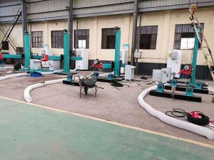 壓力容器內部打磨拋光機除塵案例